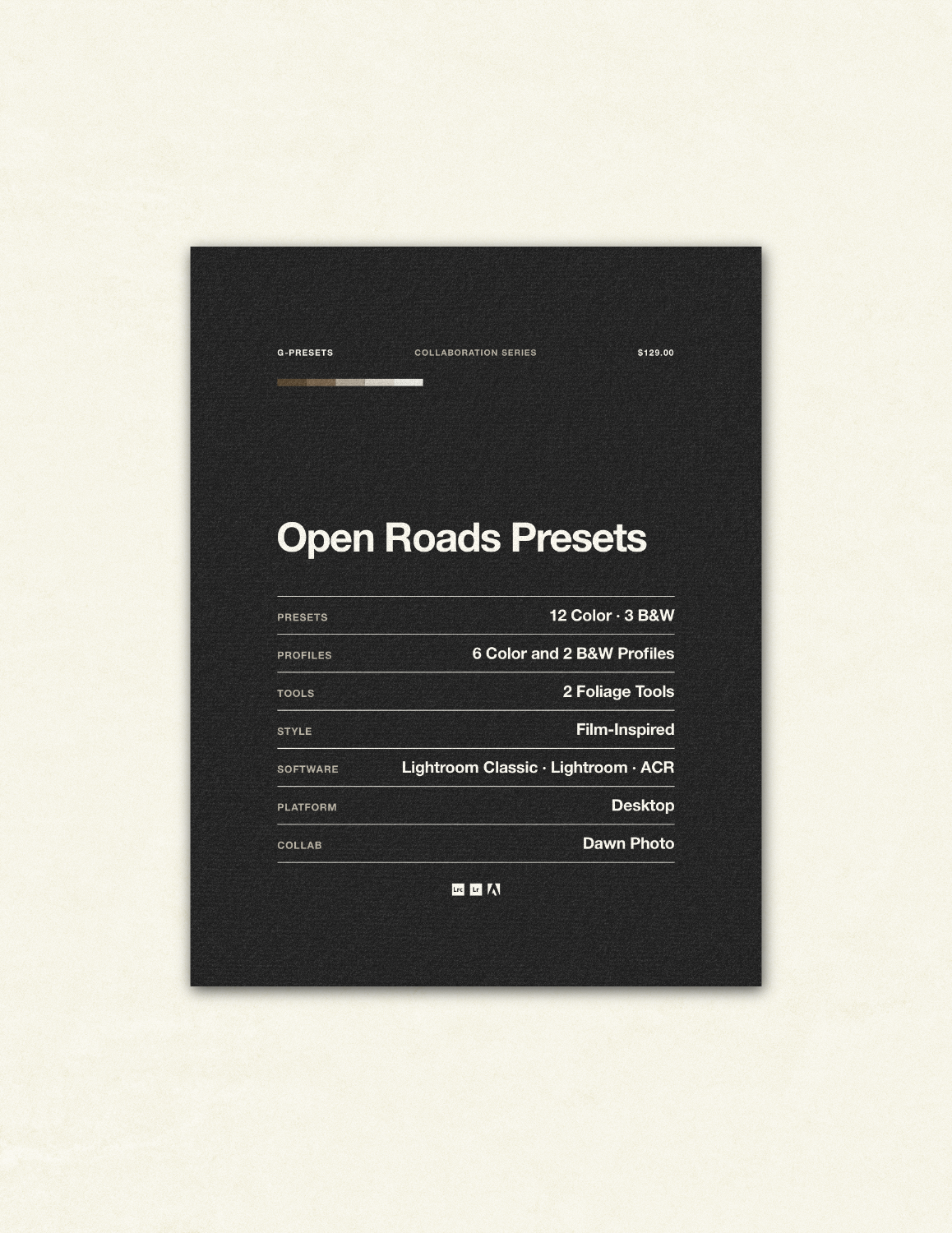 Open Roads Presets
